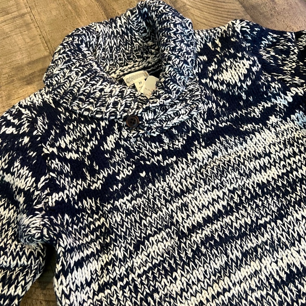 Gymboree Boys Shawl Neck Sweater